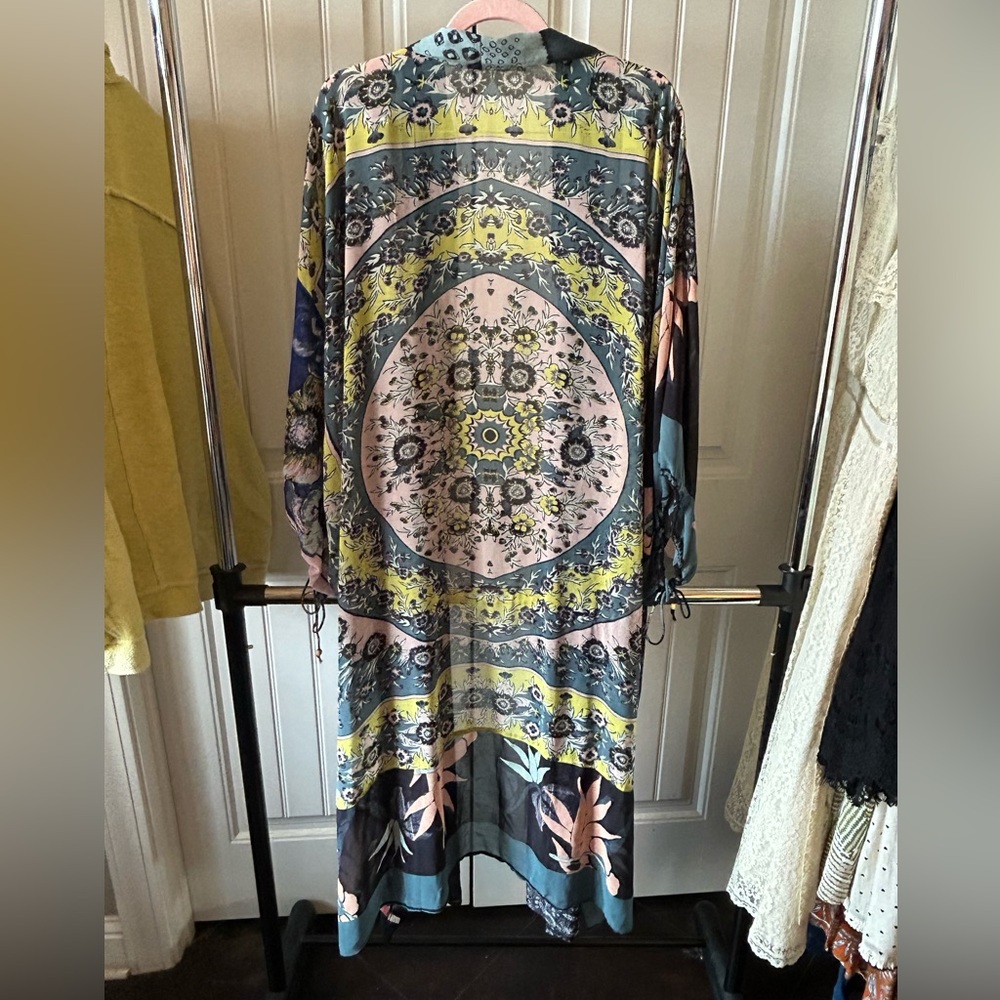 Free People intimately sheer patterned duster cardigan